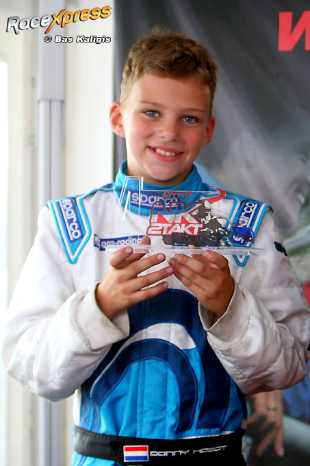 Donny Hoedt karting MicroMax podium